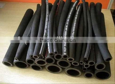 SAE 100 R2AT 2SN hydraulic rubber hose for petroleum based hydraulic fluids conveying