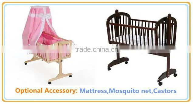wooden baby swing portable cradle