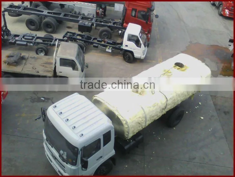 JAW 4 axle milk transport trailer truck 8x4 diesel tanker trailer for sale