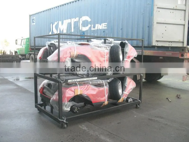 Electric handicapped car, with hydraulic ramp for wheelchair, EG2068T