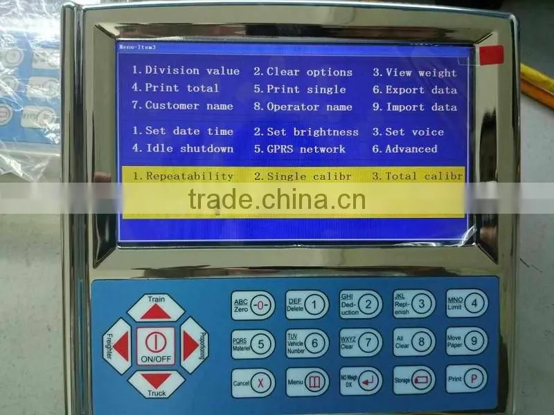 DC6000 Weighing System Weighing Scales For Loader Working Load Test
