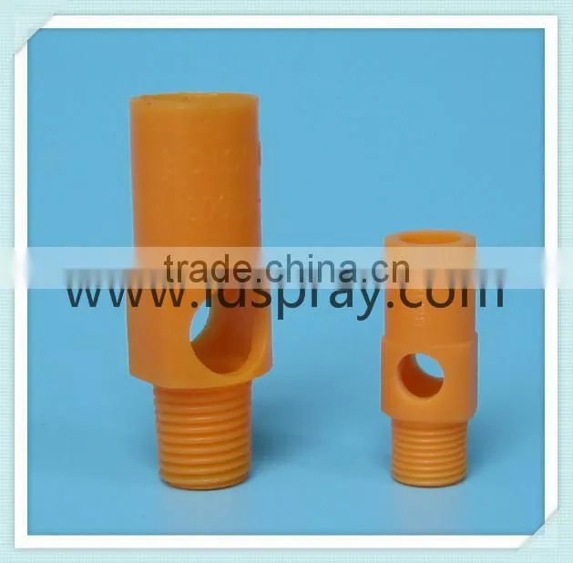 Stainless steel or plastic flow pool venturi spray nozzle