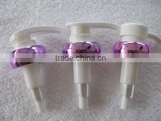 UV finish plastic lotion pump