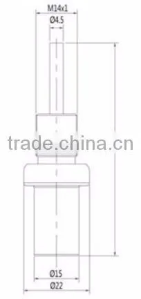Wax thermostatic sensor element EN1111 TU-CGQ-031
