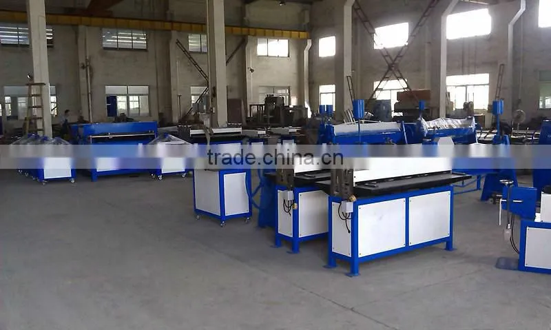 TDF-12 flange roll forming machine,duct production equipment,flange facing and rolling machine