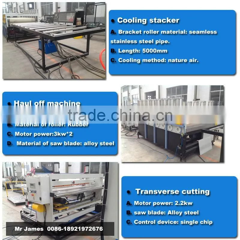 High quality PVC Table Plank Extrusion Machine