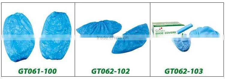 New design hot sale nonwoven pe disposable shoe cover