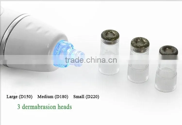 2016 portable diamond dermabrasion with green bag blackheads reomvel