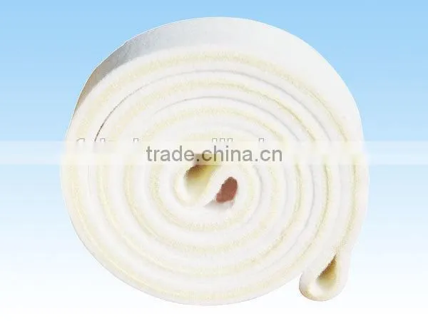 China manufacture CFL-02-550 arti-hardening nomex endless felt belts