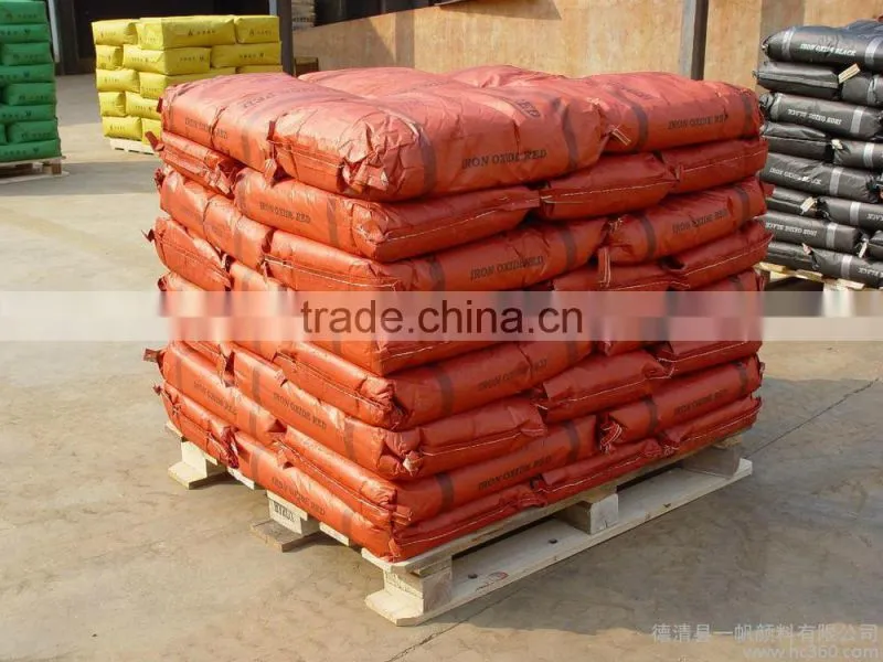 Factory price! Pigment Red, Iron oxide red/yellow, powder coating pigment red