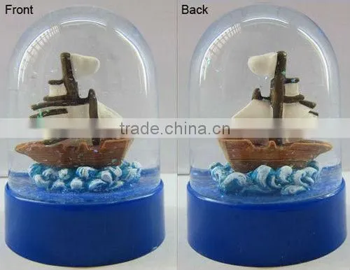 Fish snow globe, acrylic fish sea snow globe