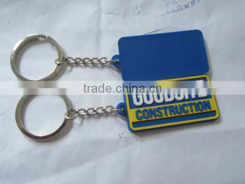 Custom 3D logo Keyring PVC