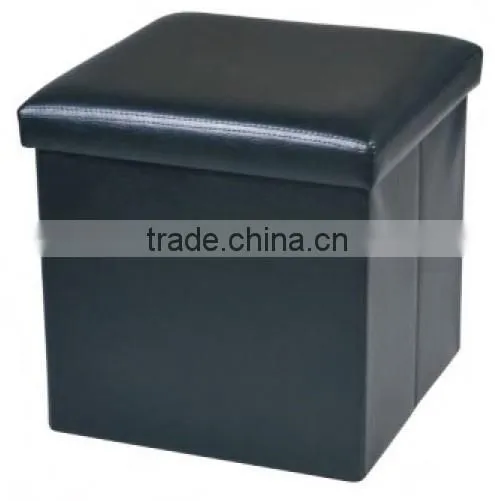 Wholesale Durable Colourful Folding Pu Leather Ottoman