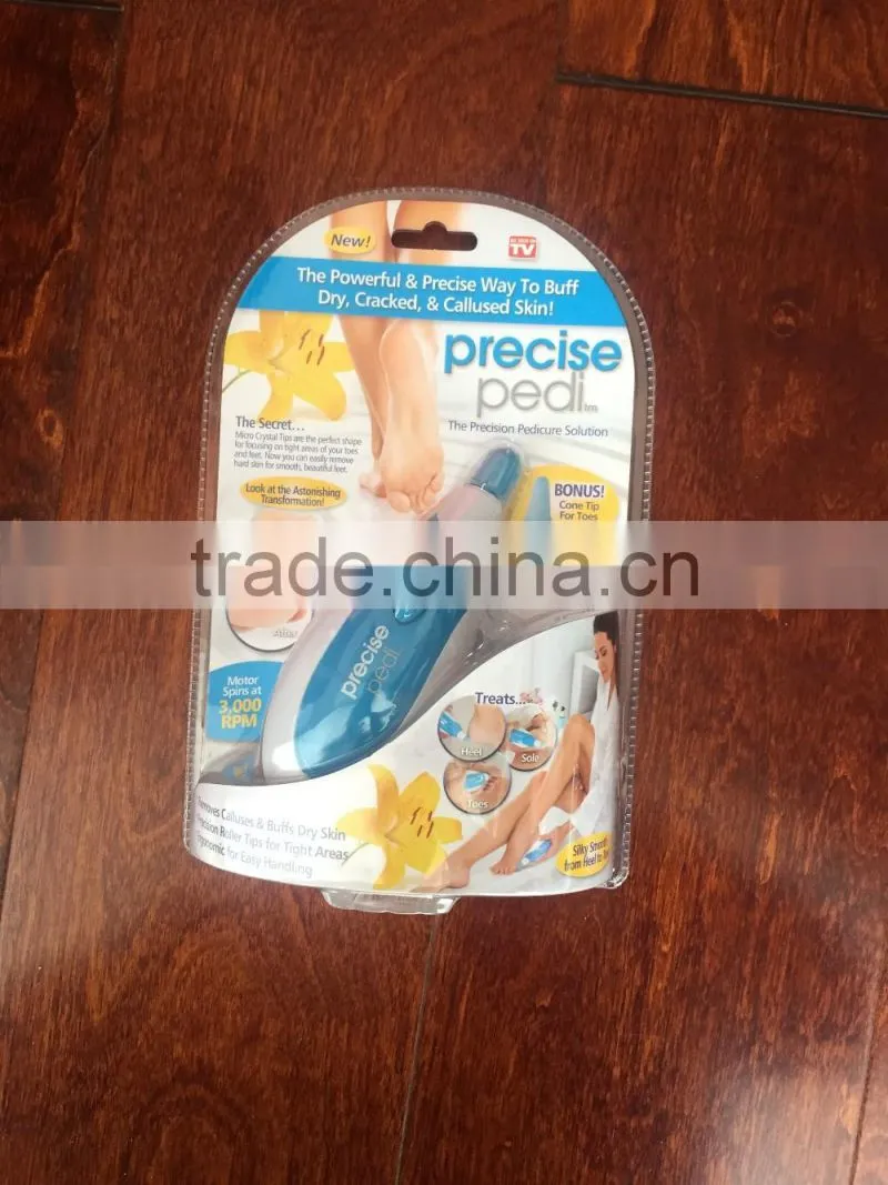precise pedi electric callous remover pedicure tool as seen on tv