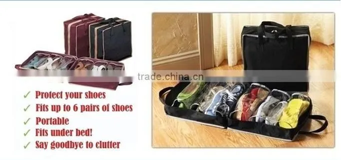 Travel Waterproof Ventilation Shoes Storage organizer Portable fashion Closet women/men folding shoe bags
