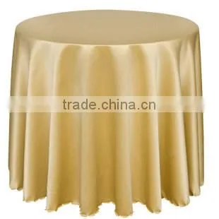 hotsale off-white tapestry satin table cover for hotel restaurant weddings