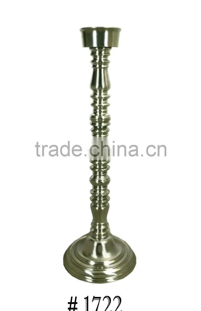 Nickel Candle Holder