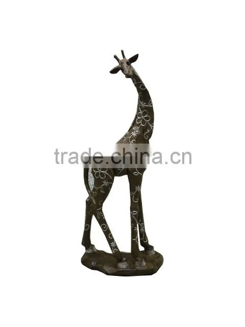 popular polyresin items decorative giraffe resin giraffe figurine