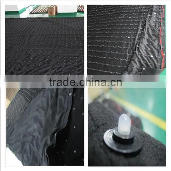 led wall video flexible led curtain display