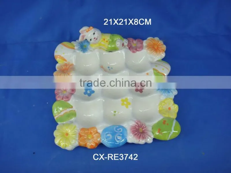 ceramic egg holder