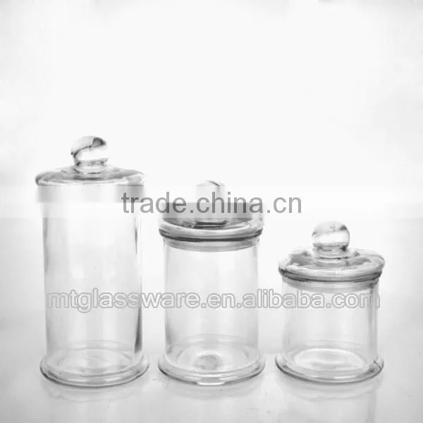 glass storage jar with cilp lid