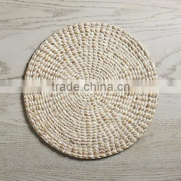 Braid water hyacinth place mat/table mat