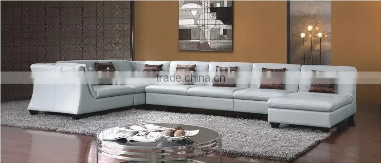Bisini Elegant Hotel Leather Sofa Set Design (BG90469)