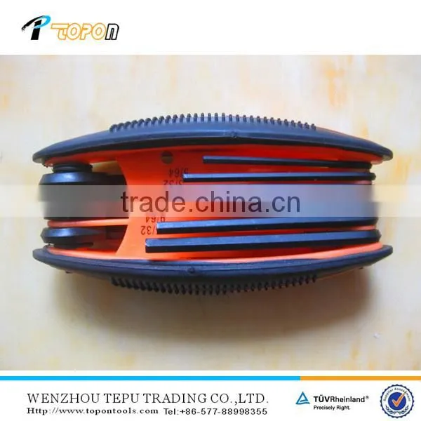 Carbon Steel Black Finishing Folding Hex key Wrench Set