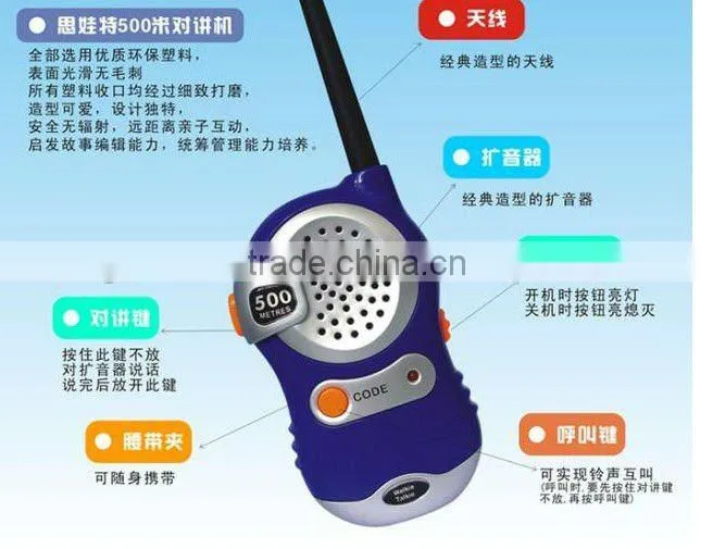 kids cartoon video interphone toy from guangdong china ICTI manufacturer