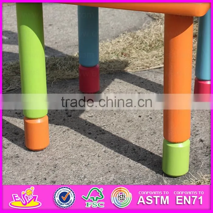2015 Garden sets table and chair for kids,wooden toy table and chair for children,High quality table and chair for baby WO8G086