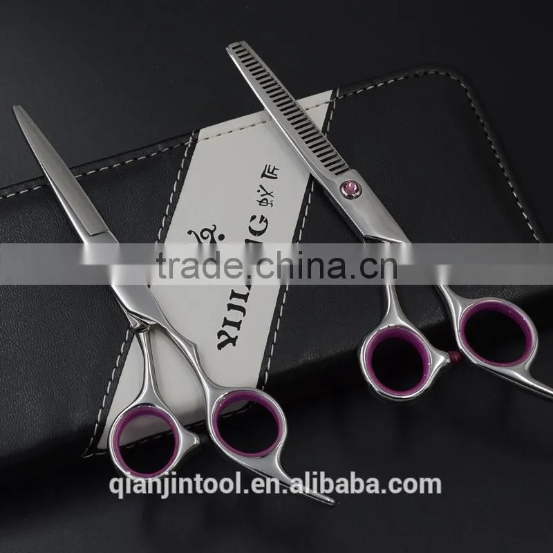 QJ-HC71 Beautiful hair scissors set salon hair scissor