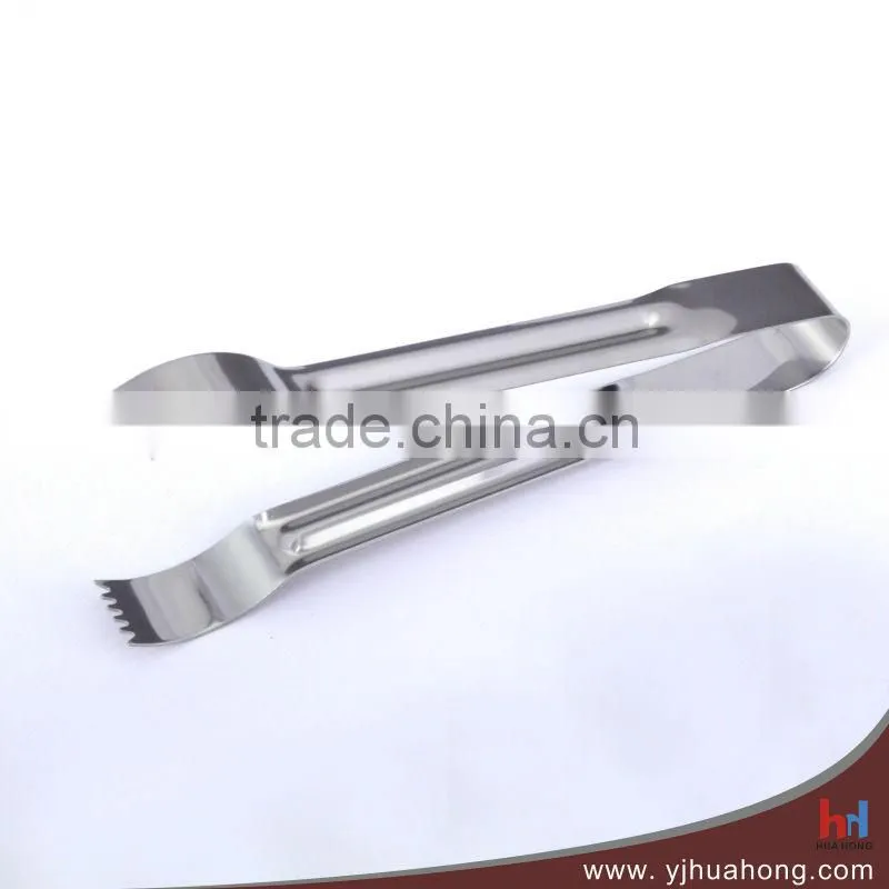 Hot Sale Stainless Steel Ice Cube Tongs HT-SS26