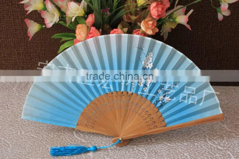 Japanese bamboo cloth fan wholesale