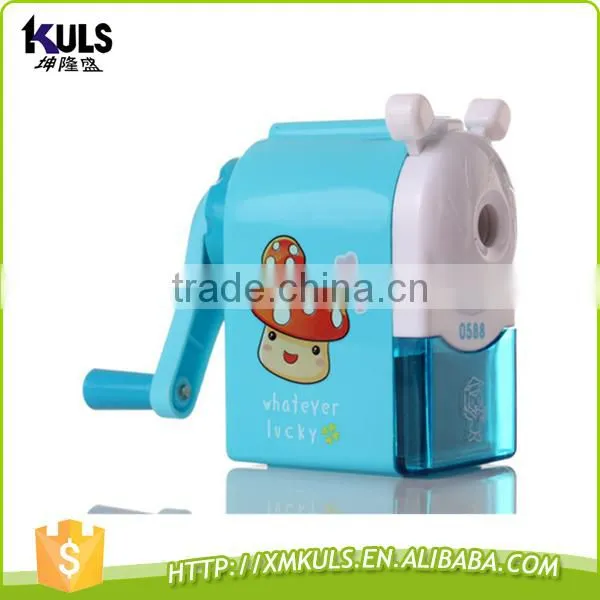 School supplies windmills cartoon hand plastic pencil sharpener