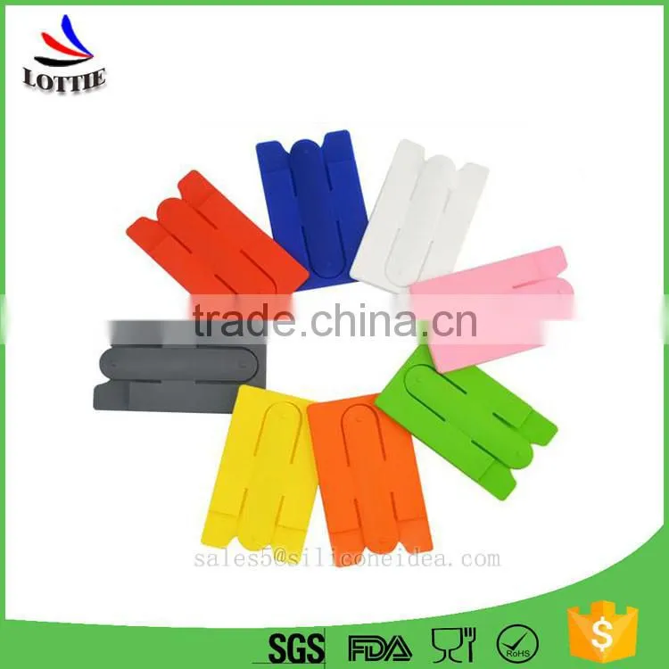 High quality Custom Logo Promotional Silicon Card Holder for Phone