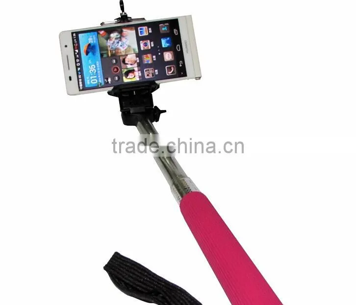 Hot sale monopod for samsung note 3.bluetooth camera wireless monopod
