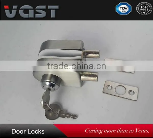 2015 hot sale stainless steel sliding glass door lock