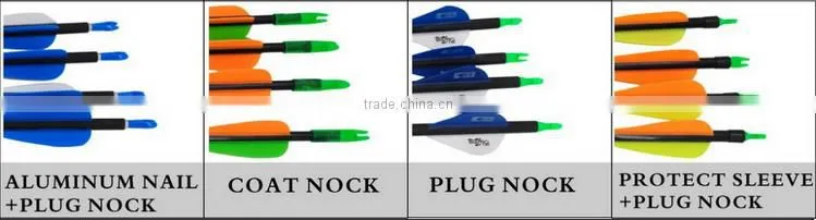 Carbon Arrows With Automatic Lighted Led Nocks/S nocks And Blazer Vanes