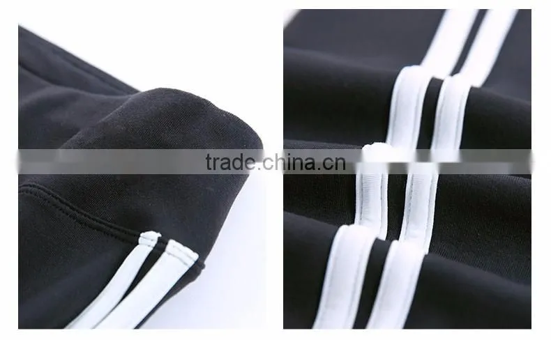 nylon spandex women fit leggings with piping