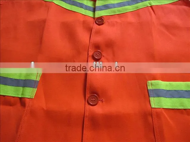summer unisex roadway safety reflective tapes work vest