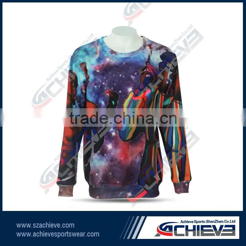 Sublimation all over print crewneck sweatshirt