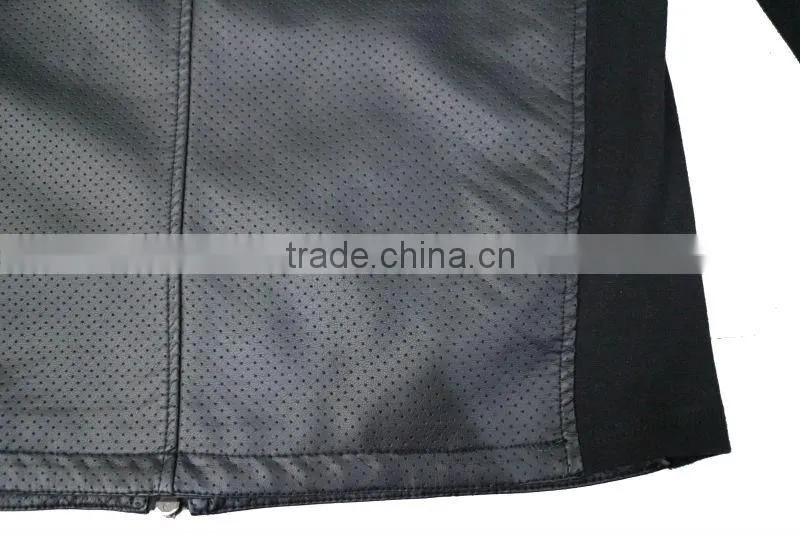 Top fashion Italian spring new design leather jacket for men