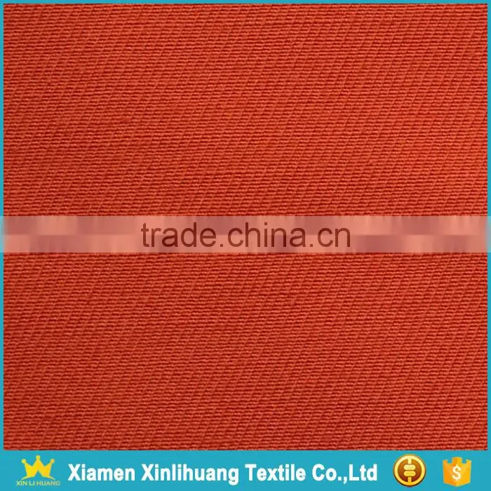 Competetive Price Red Color Brushed 98 Cotton 2 Spandex Calvary Twill Fabric for Pants