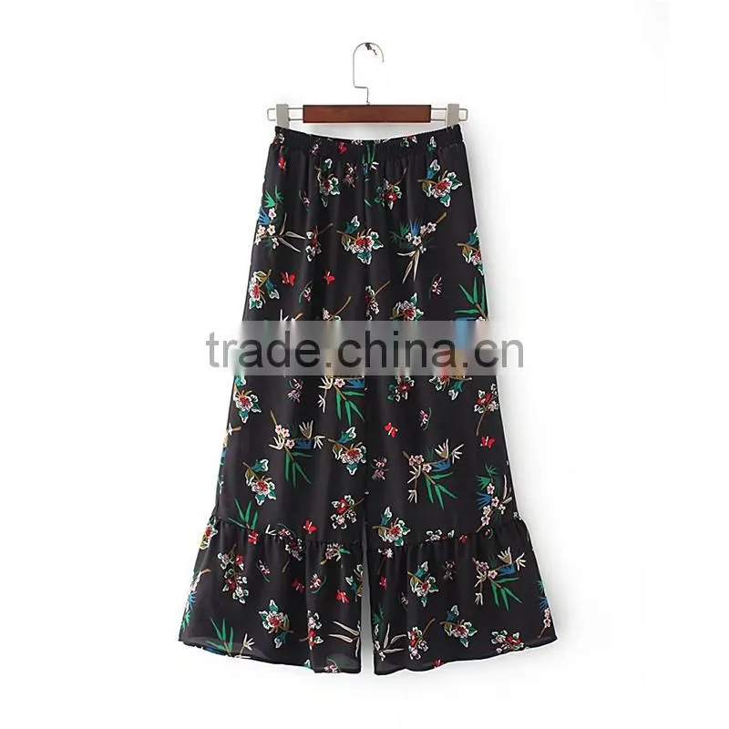 MAXNEGIO chiffon women cargo wide leg dress pants