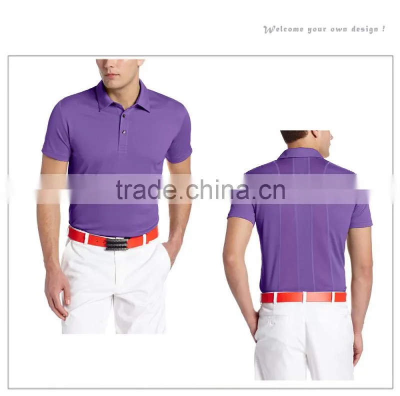 Mens eco-friendly cotton polyester dressing office polo shirt