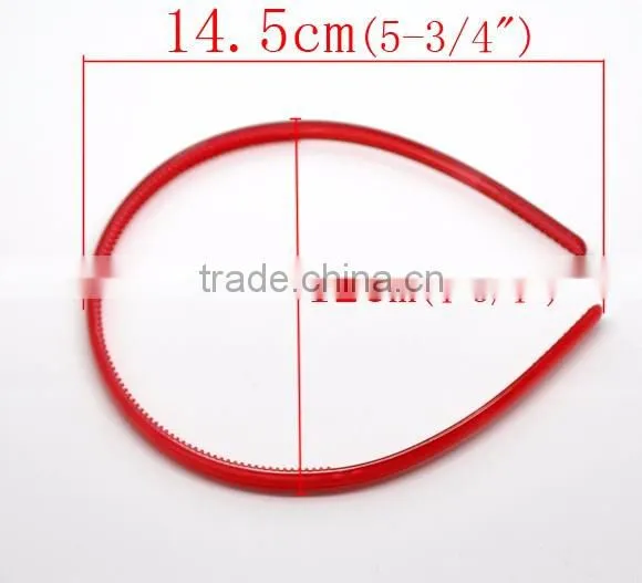 Hot Sale Accessories Mixed Plastic Teeth Hair Band Headbands with teeth