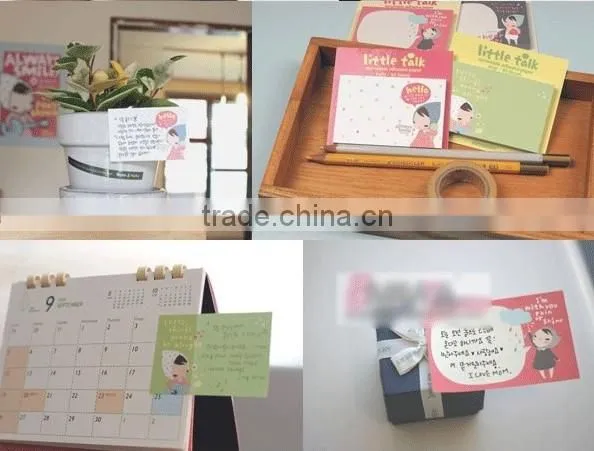 So Lovely Promotional Note Pad Custom Size and Shape Sticky Note Pad