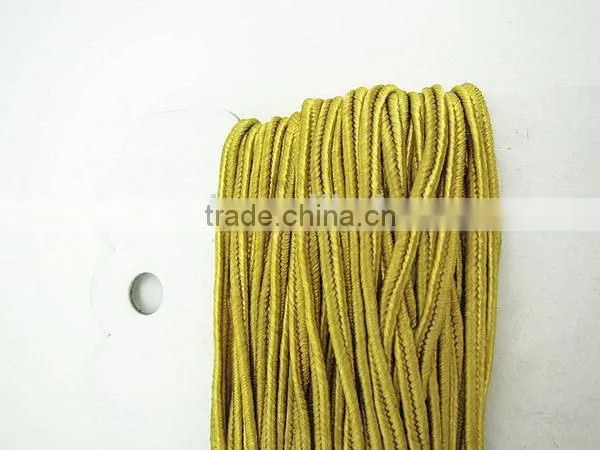 New promotional silk nylon cord with metal ends