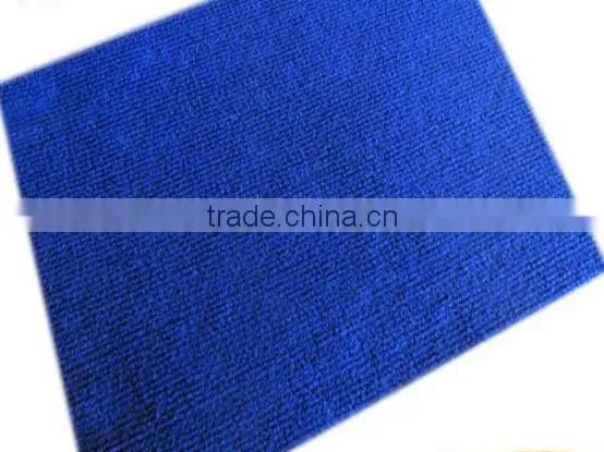 Striped carpet rubber/pvc backing exhibition carpet