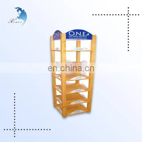 Unique Design Durable Wooden Wine Shelf stand With Drawer Tray